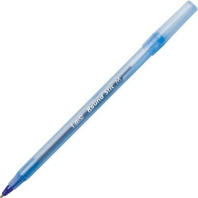 BIC Round Stic Xtra Life Ballpoint Pens, 60-Count in Blue Ink